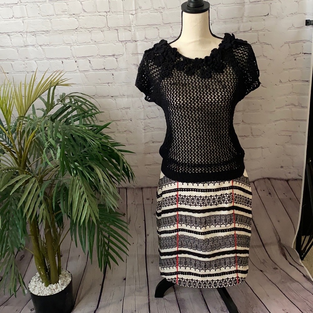 Anthropologie open weave sweater NWT